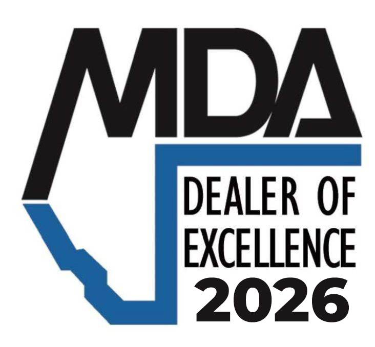 A happy dealership employee